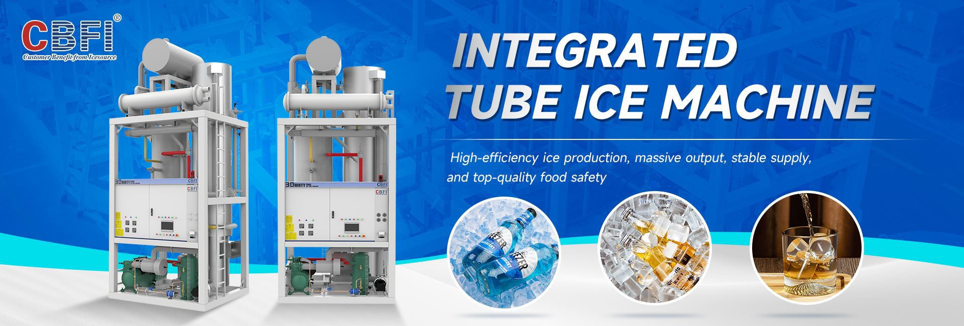 CBFI Integrated Tube Ice Machines