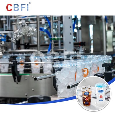 CBFI 10,000컵 수준의 자동 아이스컵 생산 라인: 식용 얼음 공급망의 새로운 생태계 재구축