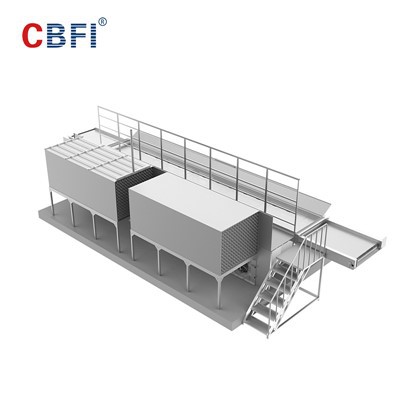 CBFI 유동화 침대 빠른 동결 기계를위한 빠른 동결 기계 옥수수 커널과 같은 세분화 식품 효율성 및 품질